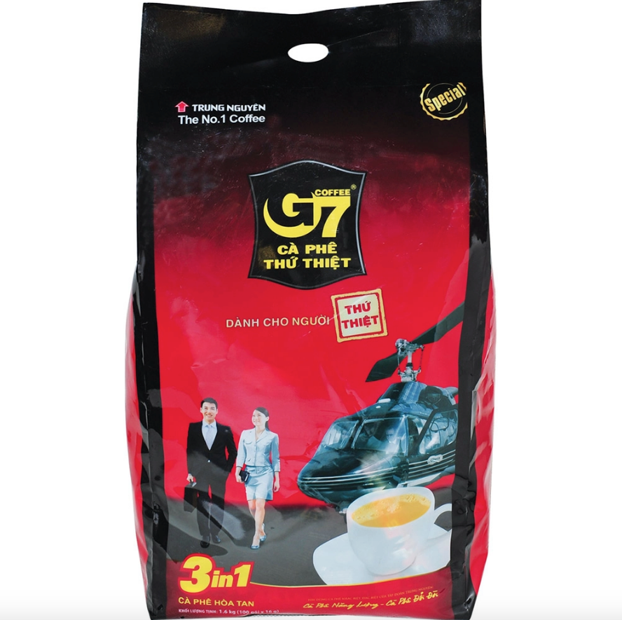 G7 3-In-1 Instant Vietnamese Coffee 100/50 or 21 Packets Imported from Vietnam