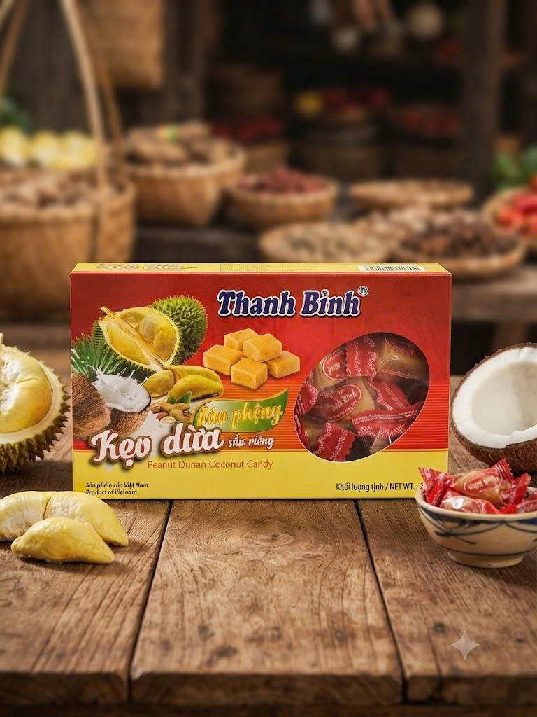 Thanh Binh Vietnamese Coconut Candy & Banana Candy -Vietnam Ben Tre ’s Specialties