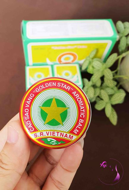 Cao Sao Vang Tiger Balm Golden Star Aromatic Vietnamese Ointment Cream 3 grams, 10 grams , 20 grams