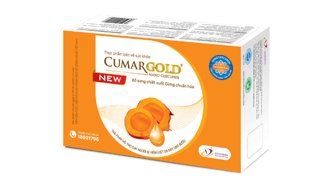 Cumar Gold Anti Inflammatory & Pain Reliever NanoCurcumin 1 Box 30 capsuls
