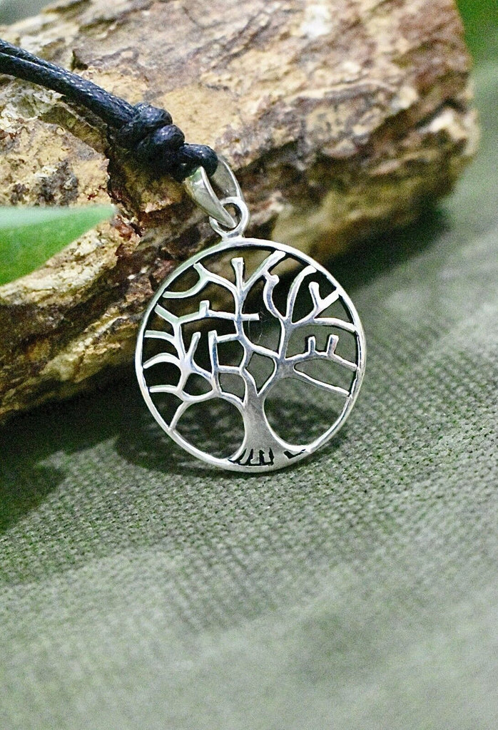 Celtic Tree Of Life 92.5 Sterling Silver Pewter Brass Necklace Pendant Jewelry