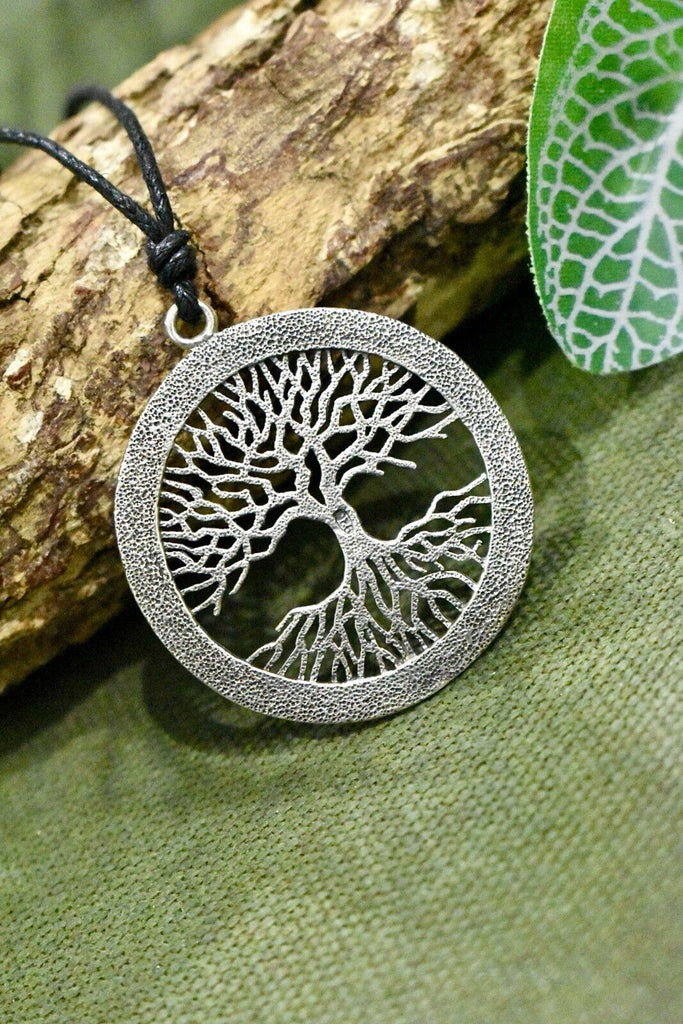 Celtic Tree Of Life 92.5 Sterling Silver Pewter Brass Necklace Pendant Jewelry