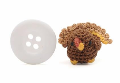 Micro Tiny Miniature Animal Handmade Amigurumi stuffed Toy Knit Crochet Doll VAC