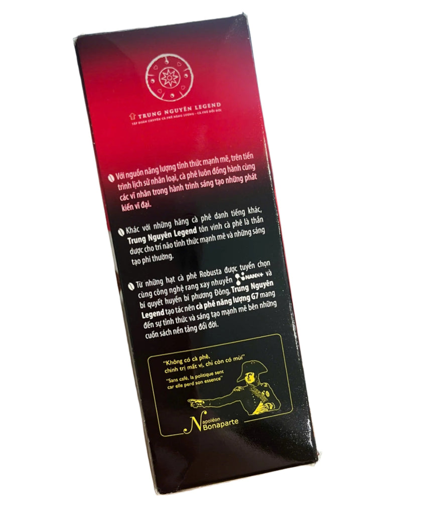 Trung Nguyen G7 Instant Pure Black Coffee - 15 Bags x 2g/ 50 Bags x 2g Grams VietsWay Seller