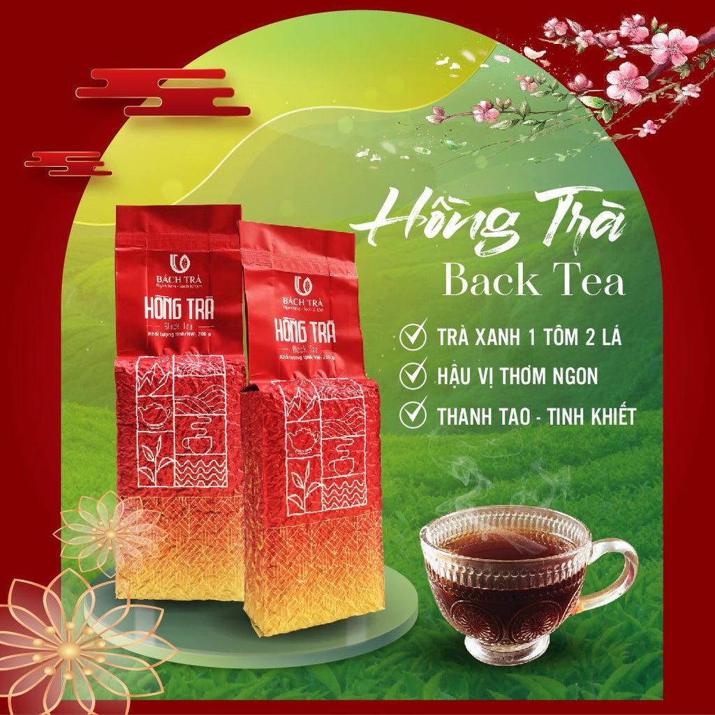 Bach Tra Tea Bags Naturally Caffeine-Free Pure & Handpicked Herbal Infusion 100g/200g