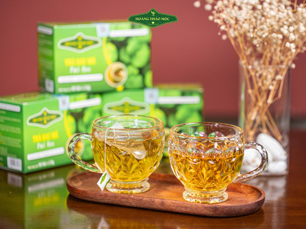 Hoang Thao Moc Tea - Pennywort Tea Bag For Reducing Heat Body & Detoxifing 60 Packet x 2.5g