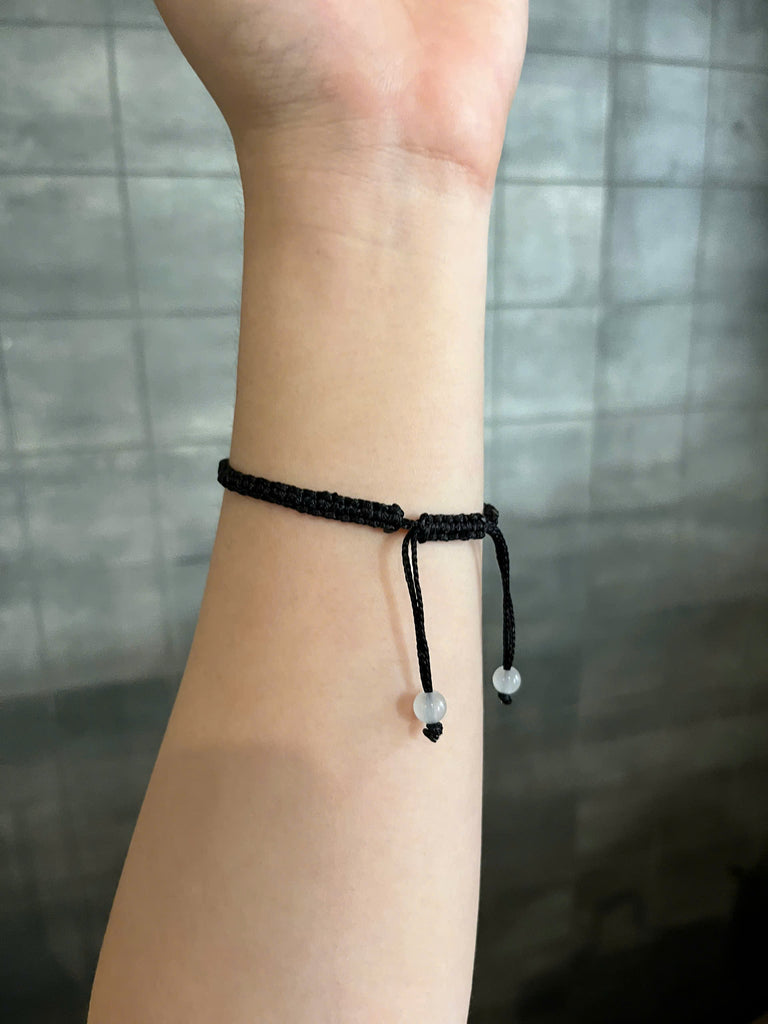 Handmade Celtic Shield Knot Bracelet – Circular Cotton Protection Bracelet - Celtic Jewelery