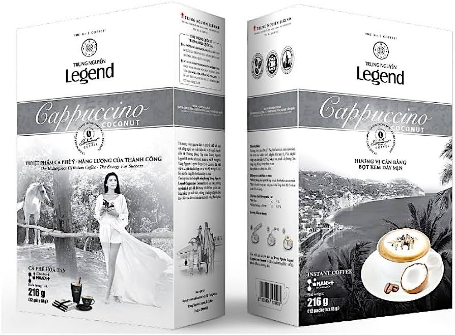 Trung Nguyen Cappuccino Instant Coffee With 3 +