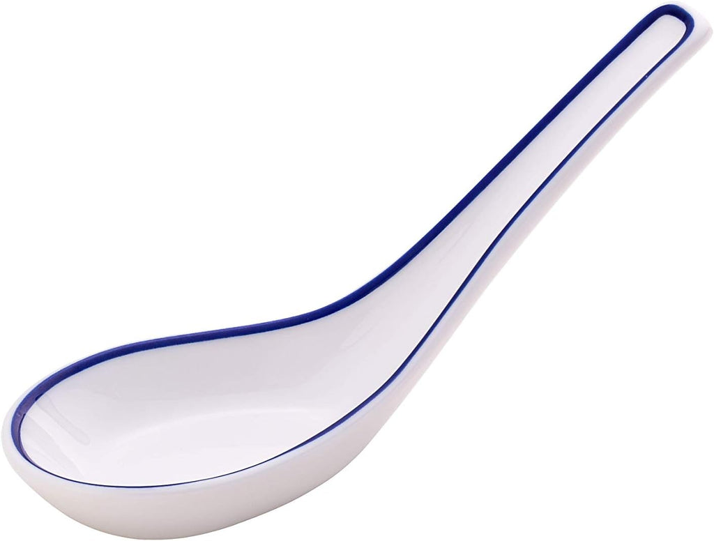 Minh Long Premium Porcelain Ceramic Soup Spoon With Variety Color
