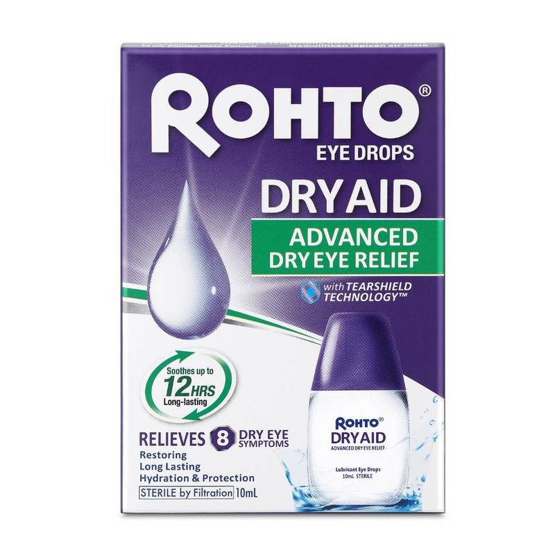 VRohto - Dry Aid Intensive Dry Eye Relief Eye Drops Soothes Up To 12 Hours 10ml
