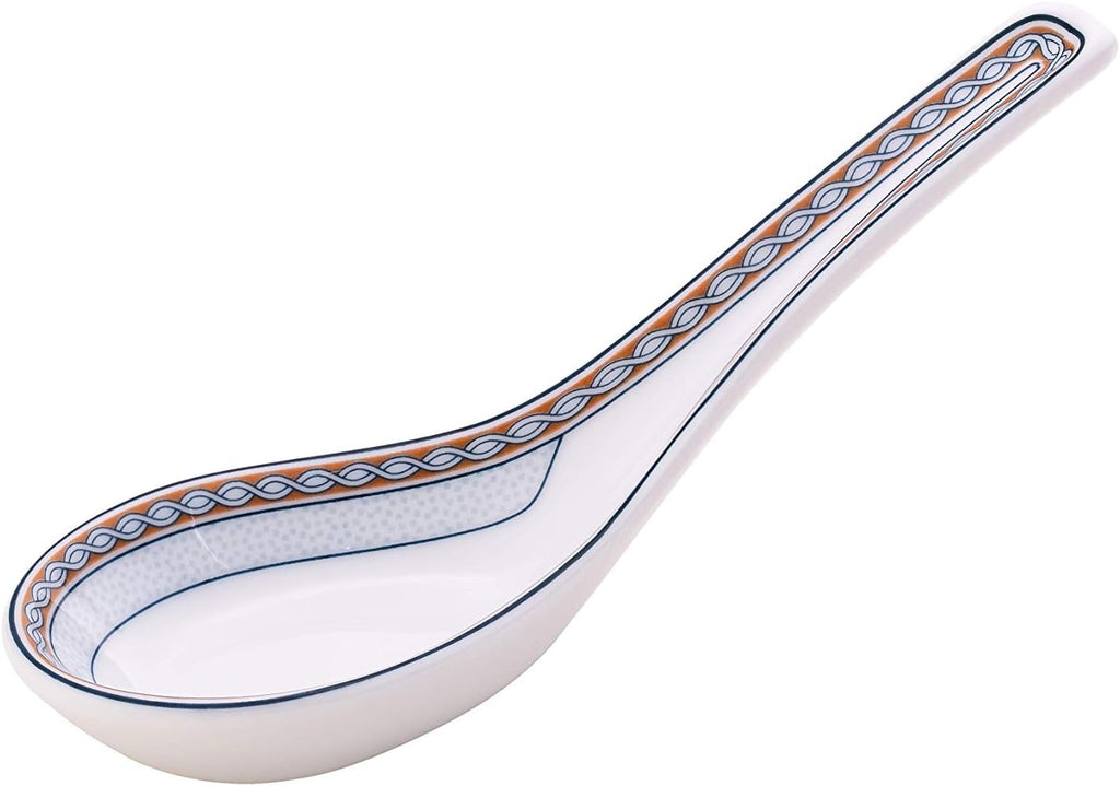 Minh Long Premium Porcelain Ceramic Soup Spoon With Variety Color