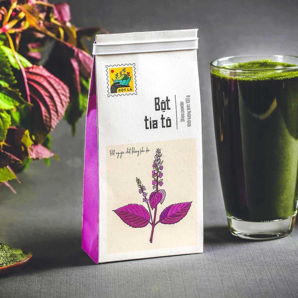 100g Dandelion/ Celery/ Pennywort/ Fish mint/ Shiso Powder Bột Lá L'angfarm Vietnamese Brand