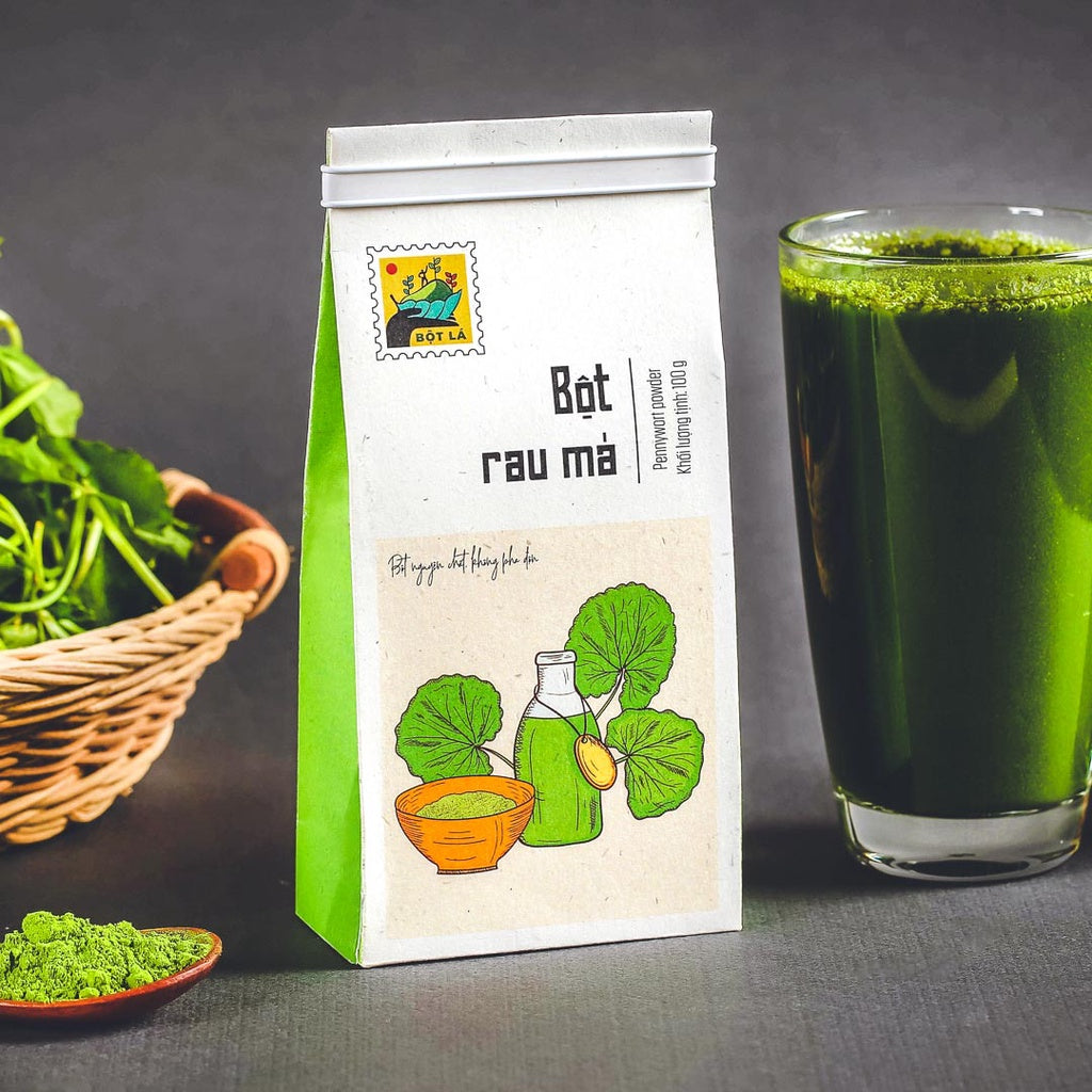 100g Dandelion/ Celery/ Pennywort/ Fish mint/ Shiso Powder Bột Lá L'angfarm Vietnamese Brand