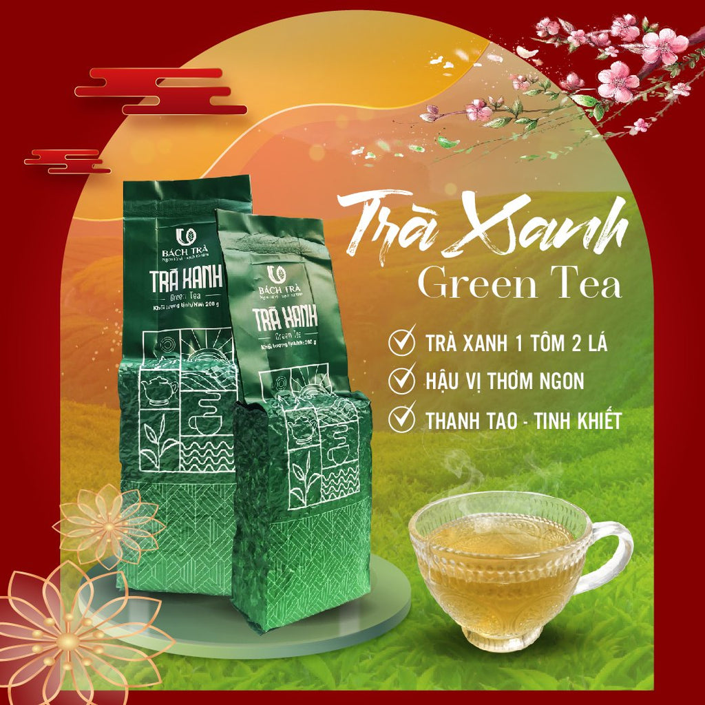 Bach Tra Tea Bags Naturally Caffeine-Free Pure & Handpicked Herbal Infusion 100g/200g