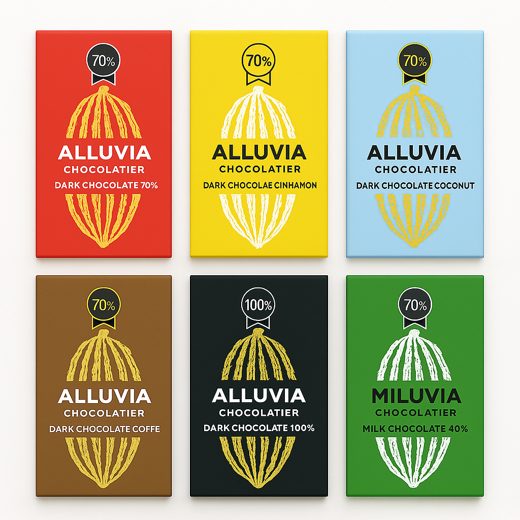 Alluvia Chocolate Bars 80gram Best Of Vietnamese Chocolatier