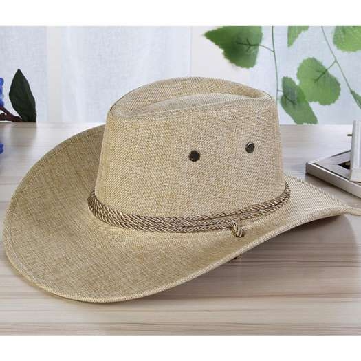 Belly Cowboy Hat Western Cool Summer Unisex's Hat Outdoor Sunshade Beach