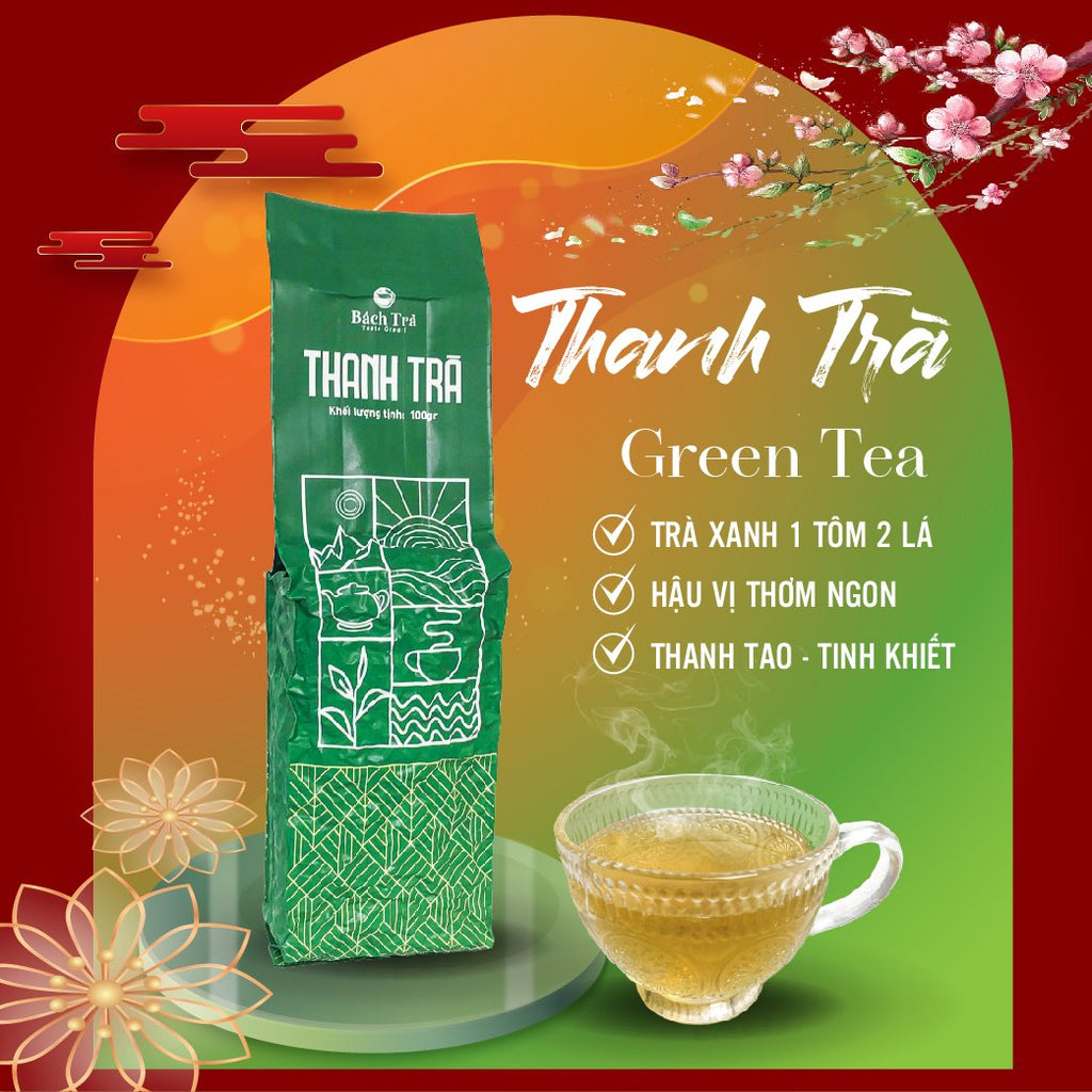 Bach Tra Tea Bags Naturally Caffeine-Free Pure & Handpicked Herbal Infusion 100g/200g