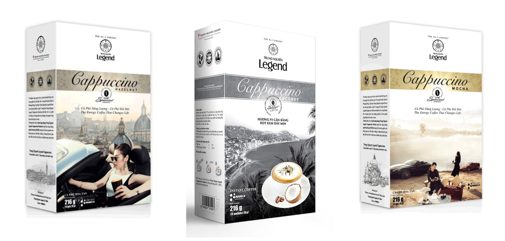 Trung Nguyen Cappuccino Instant Coffee With 3 +