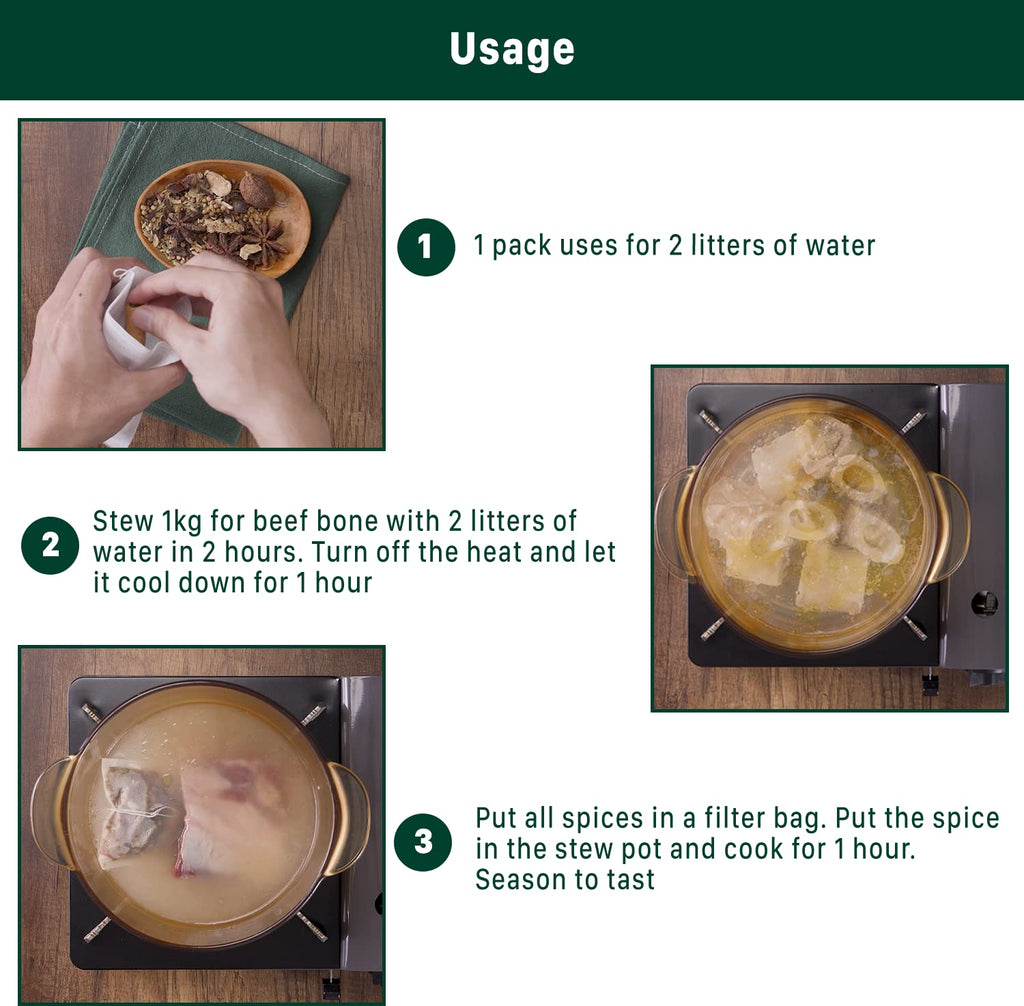 DH Food Dh Foods Bun/ Pho Spice Packet Soup Seasoning | Making Vietnamese Food