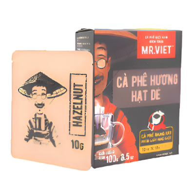 MR. VIET Coffee Vietnamese Ground Drip Coffee Arabica Robusta Box 100g VietsWay