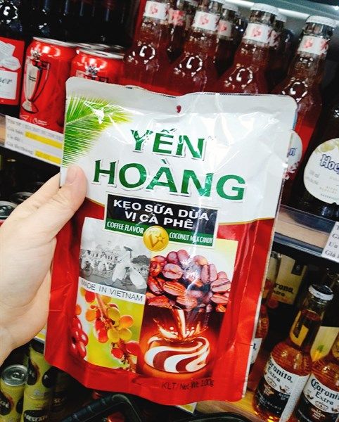 Yen Hoang Coconut Milk Candy Durian, Coffee Made in Vietnam 3 Flavors 32 pieces