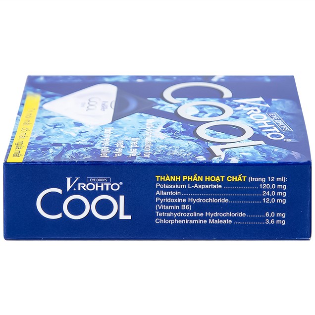 V Rohto Cool - Eye Drops Dryness Relief, Anti Red Eyes, Itch Relief 12ml