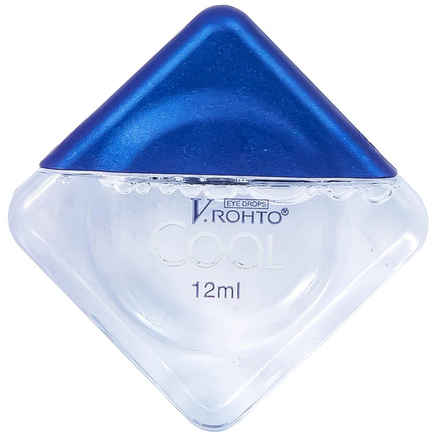 V Rohto Cool - Eye Drops Dryness Relief, Anti Red Eyes, Itch Relief 12ml