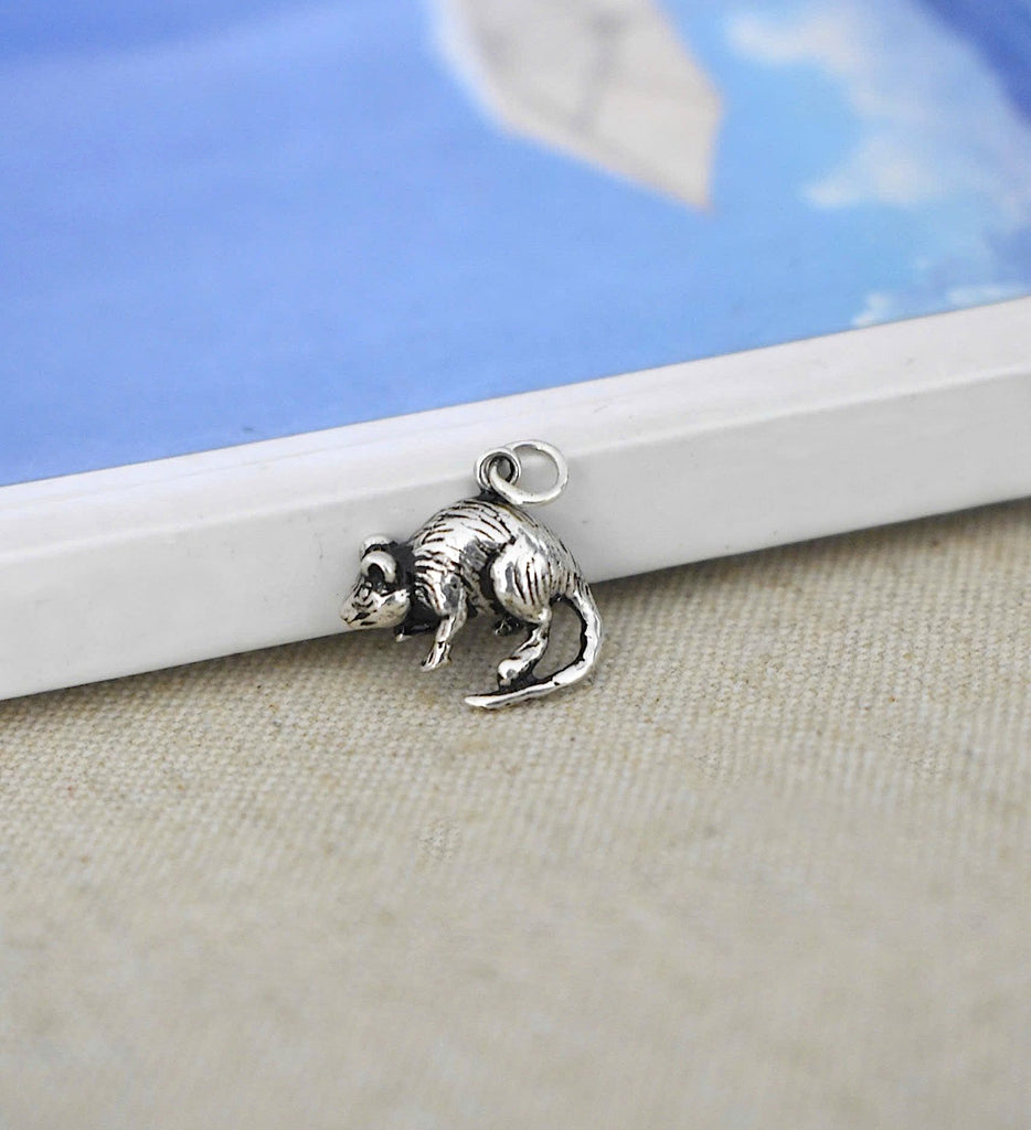 Year Of Zodiac Silver Pewter Gold Brass Charm Necklace Pendant Jewelry