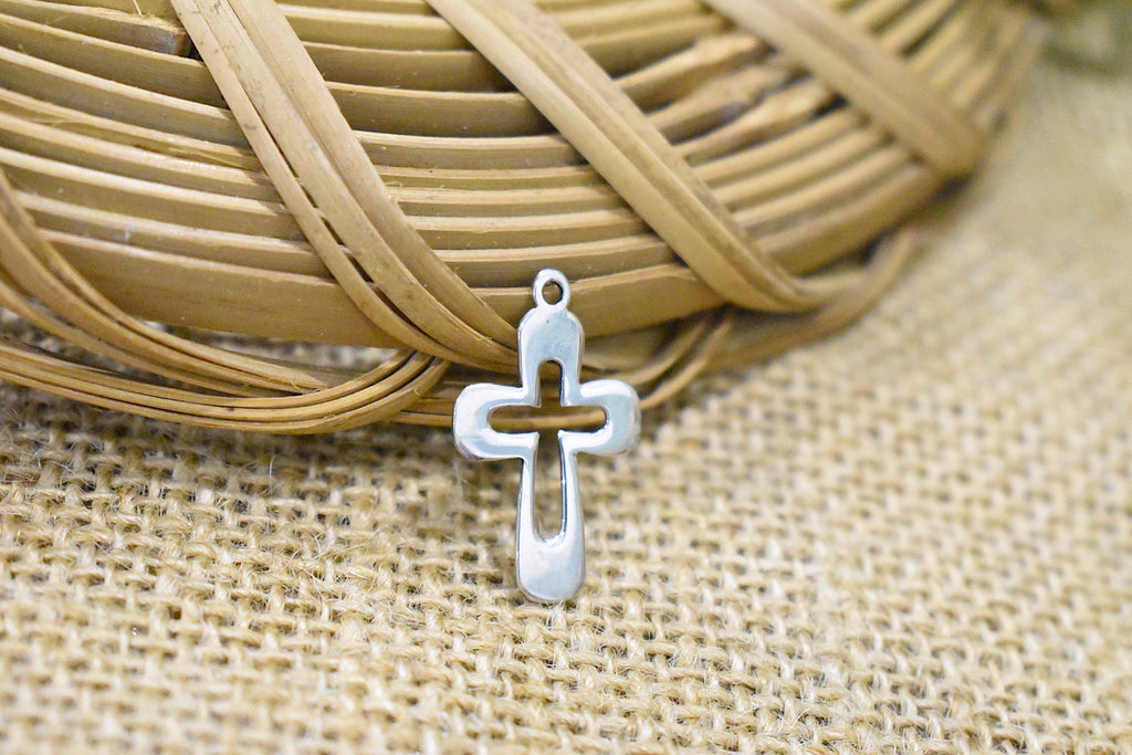 Cross Jesus Christian Sterling-silver Pewter Brass Necklace Pendant Jewelry