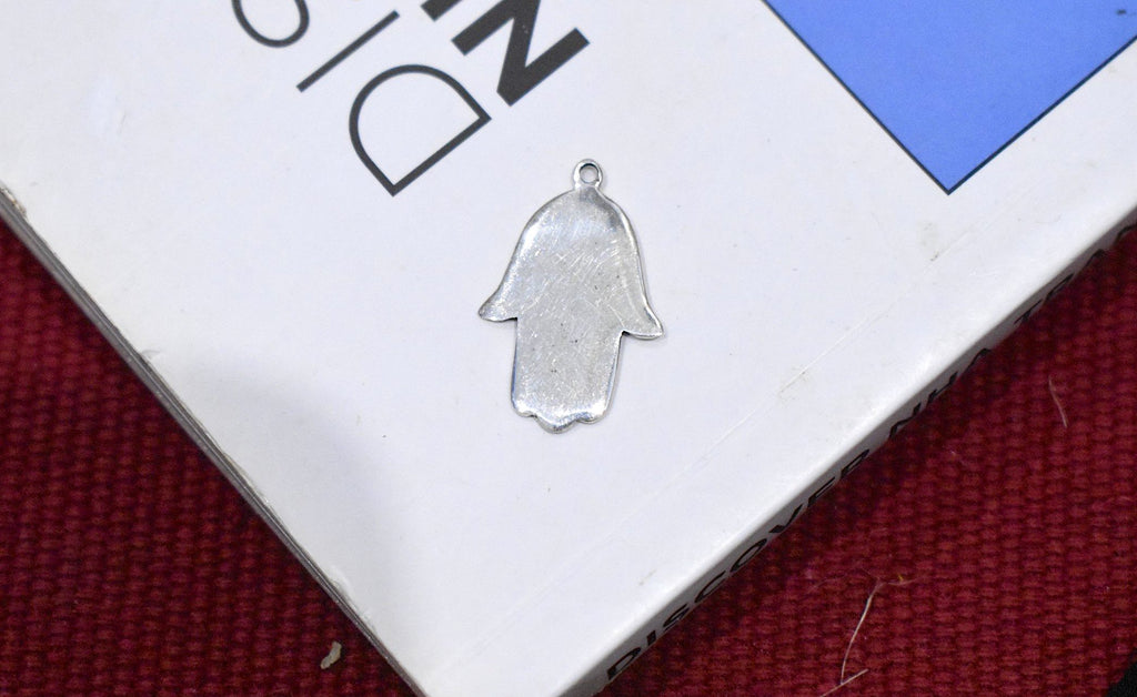 Jewish Hamsa Hand of God Handmade Brass Necklace Pendant Jewelry