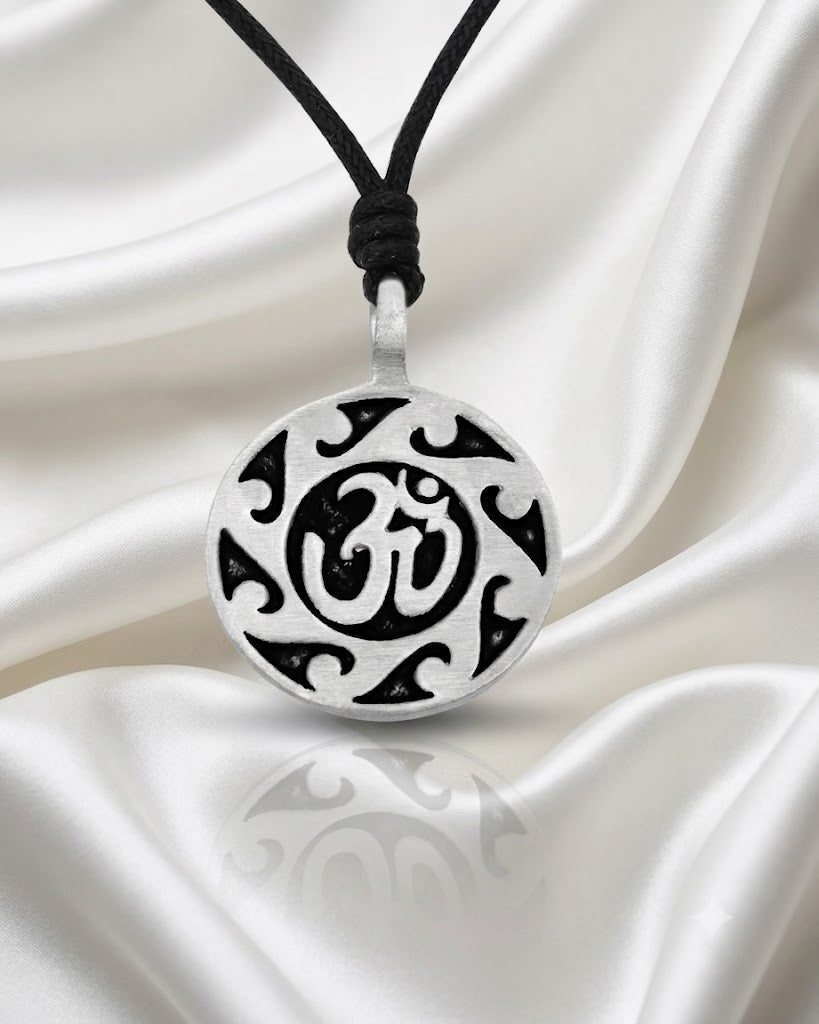 Unique Hindu Symbol Sterling Silver Pewter Brass Charm Necklace Pendant Jewelry
