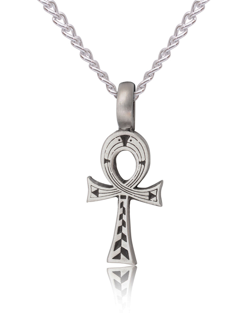 New Egyptian Ankh Silver Pewter Gold Brass Charm Necklace Pendant Jewelry