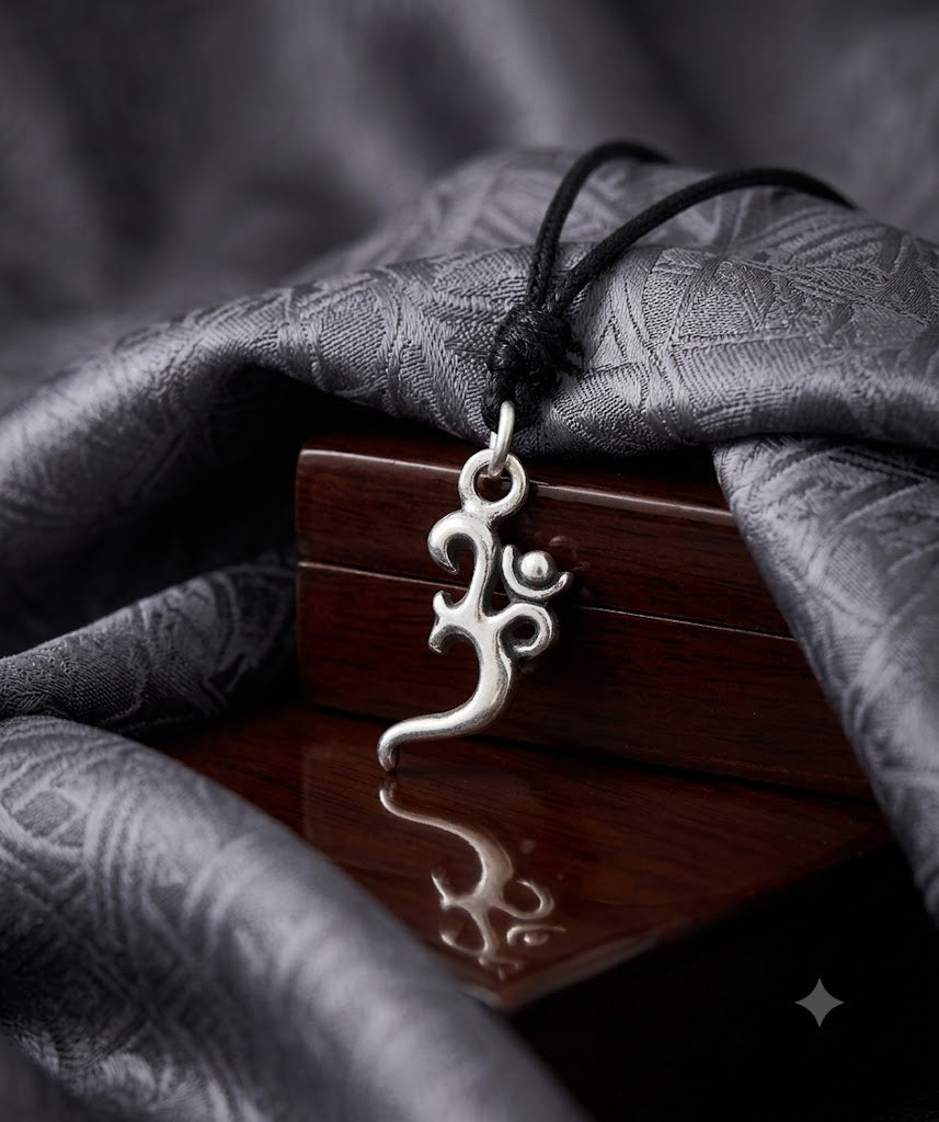 Handmade Om Ohm 92.5 Sterling Silver Pewter Brass Charm Necklace Pendant Jewelry (Copy)