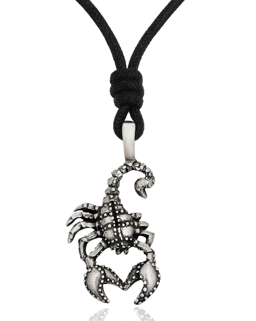 Stylish Scorpion Handmade Silver Pewter Brass Necklace Pendant Jewelry