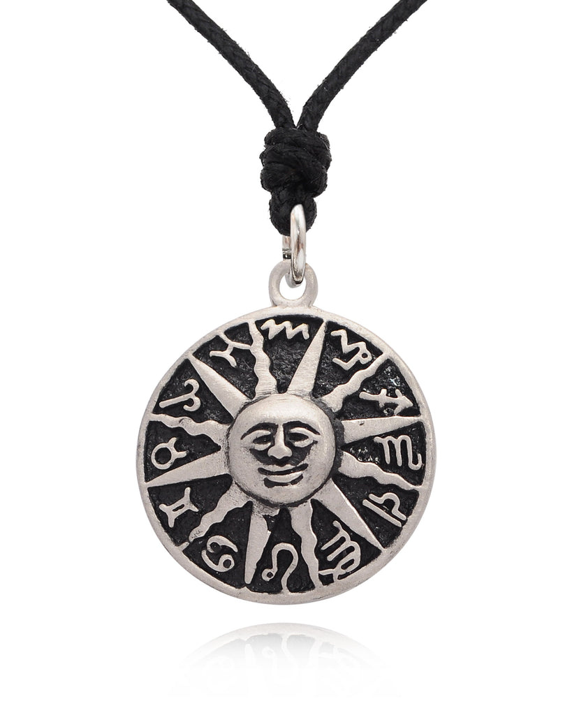 Handmade Astrology Sterling Silver Pewter Gold Brass Necklace Pendant Jewelry