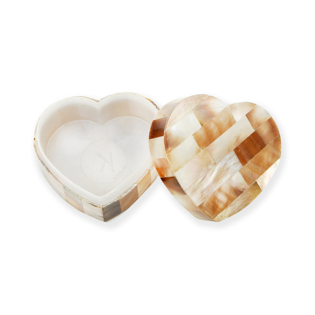 Myanmar Natural Mother of Pearl Jewelry Box Ring Bracelet Necklace Case