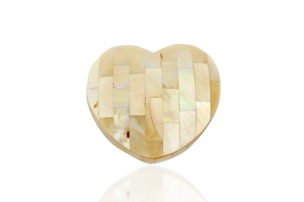 Myanmar Natural Mother of Pearl Jewelry Box Ring Bracelet Necklace Case