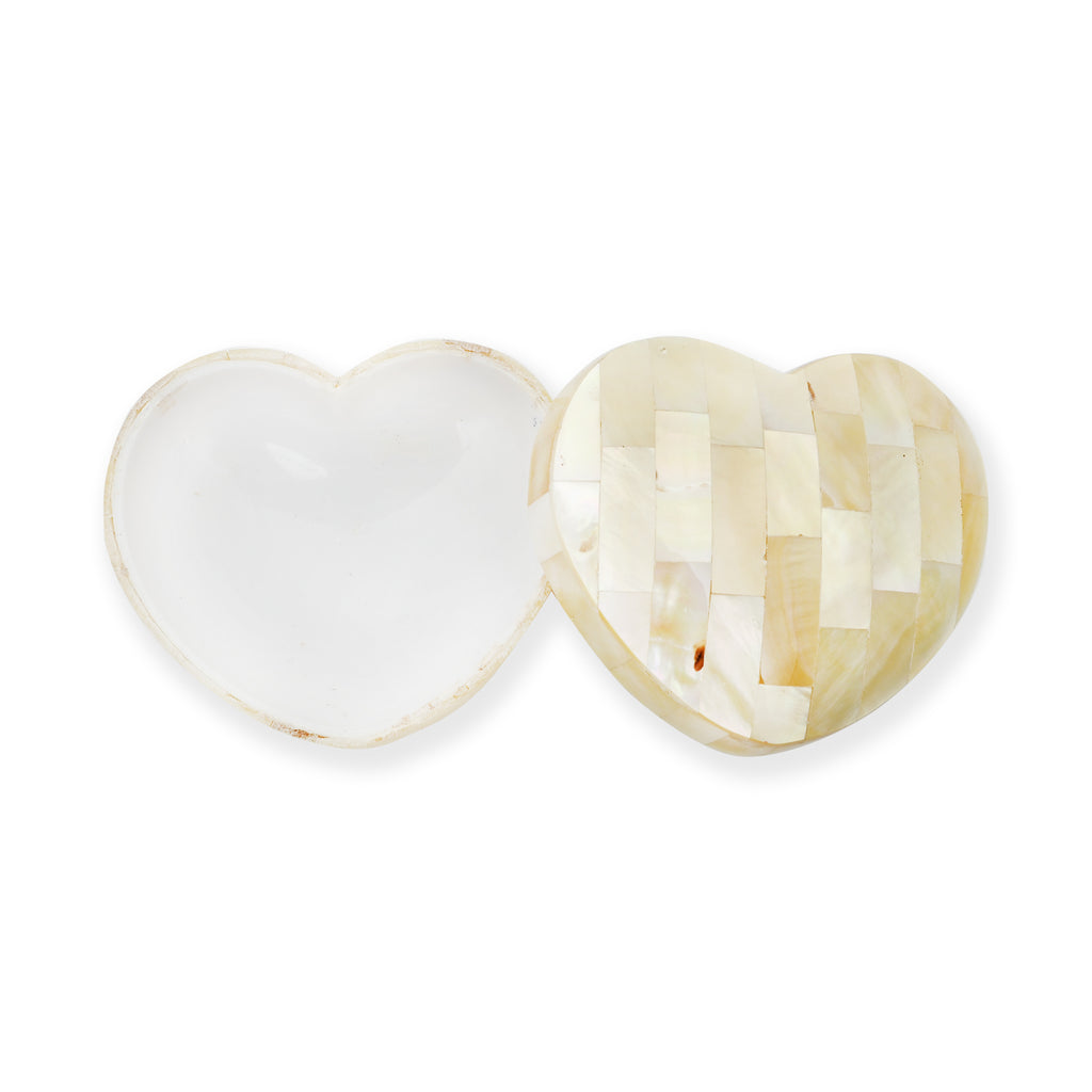 Myanmar Natural Mother of Pearl Jewelry Box Ring Bracelet Necklace Case