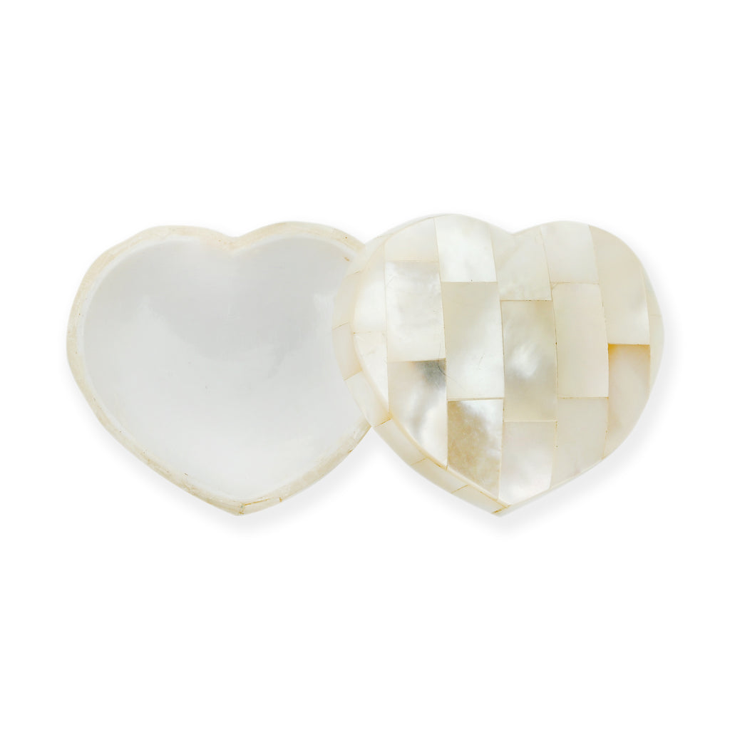 Myanmar Natural Mother of Pearl Jewelry Box Ring Bracelet Necklace Case