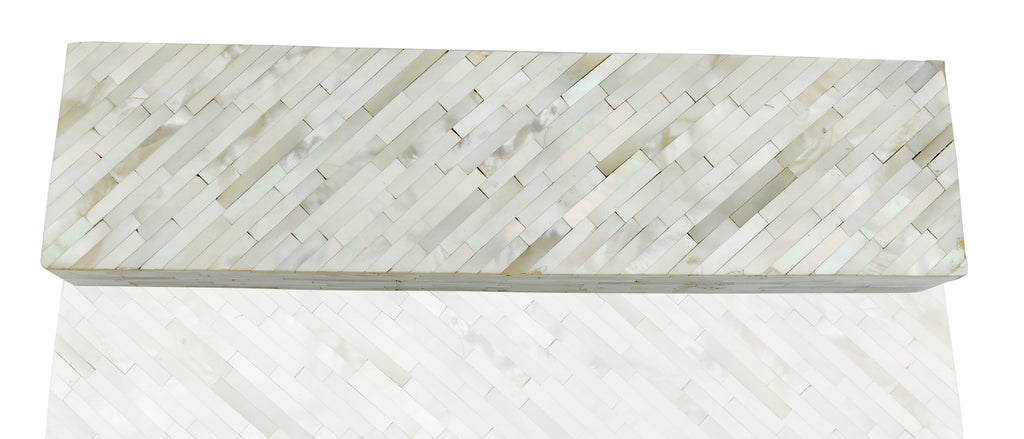 Natural Mother of Pearl Jewelry Medium Box Bracelet Necklace Case