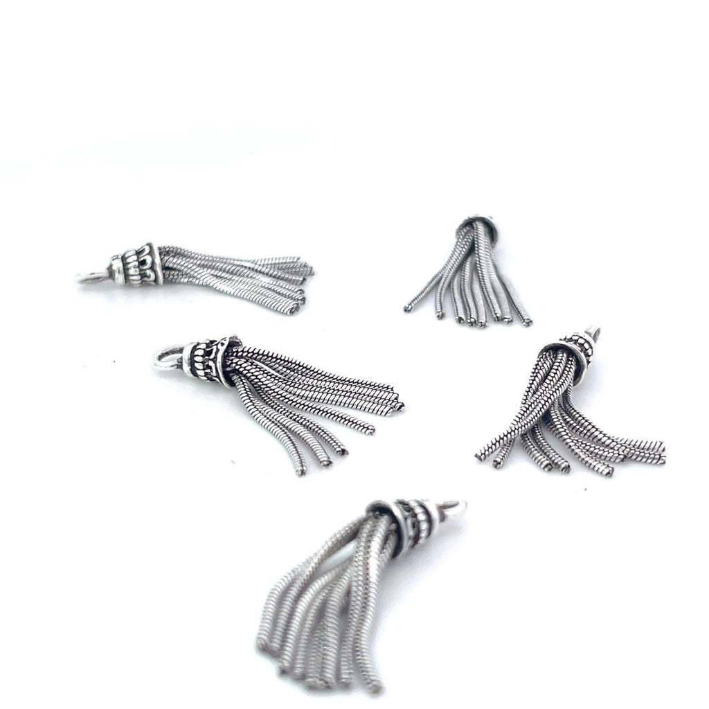 925 Sterling Silver Chain Tassel Charm Pendant Necklace Bracelet Earrings New