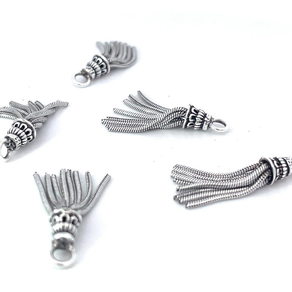 925 Sterling Silver Chain Tassel Charm Pendant Necklace Bracelet Earrings New