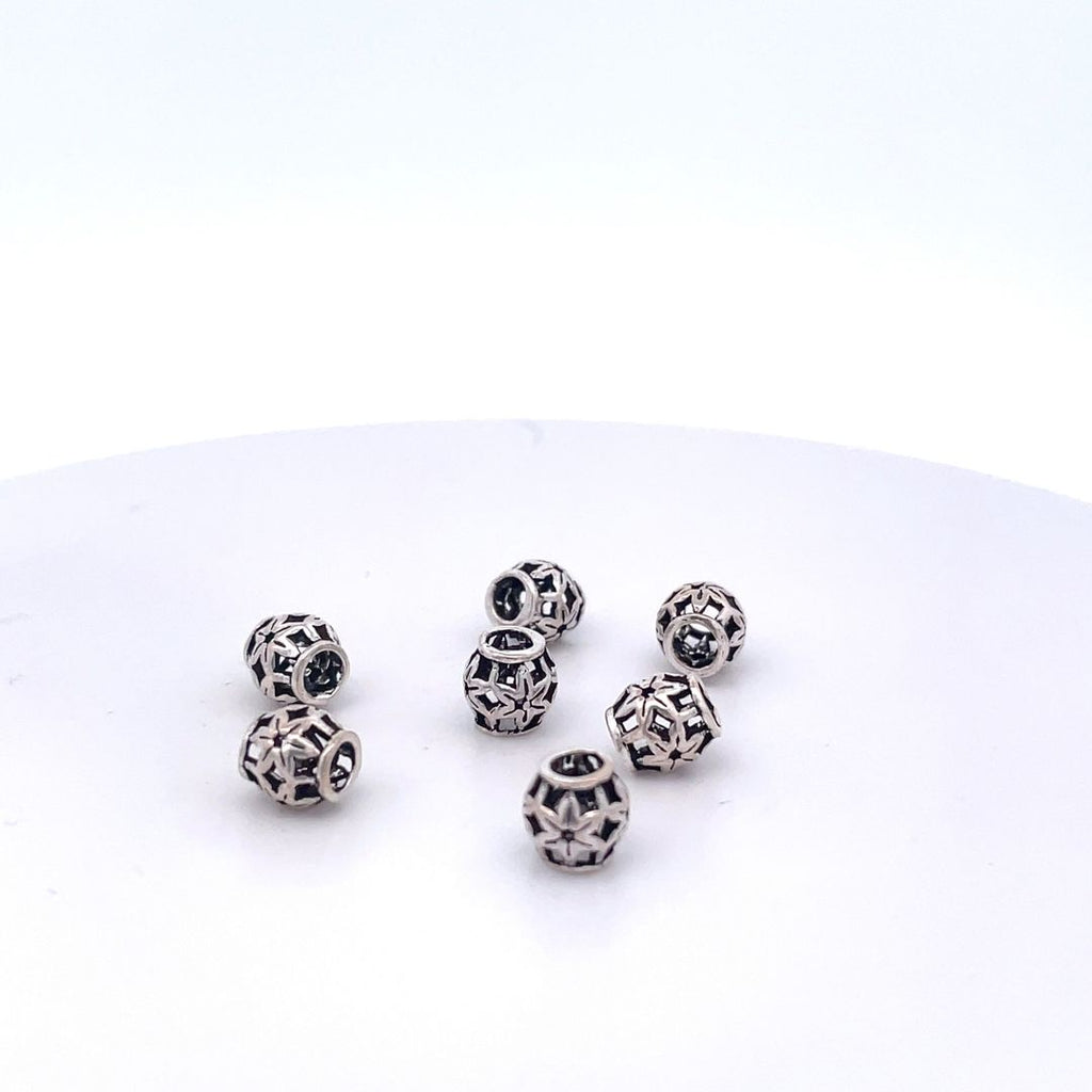 925 Sterling Silver Small Beads For Bracelet Necklace