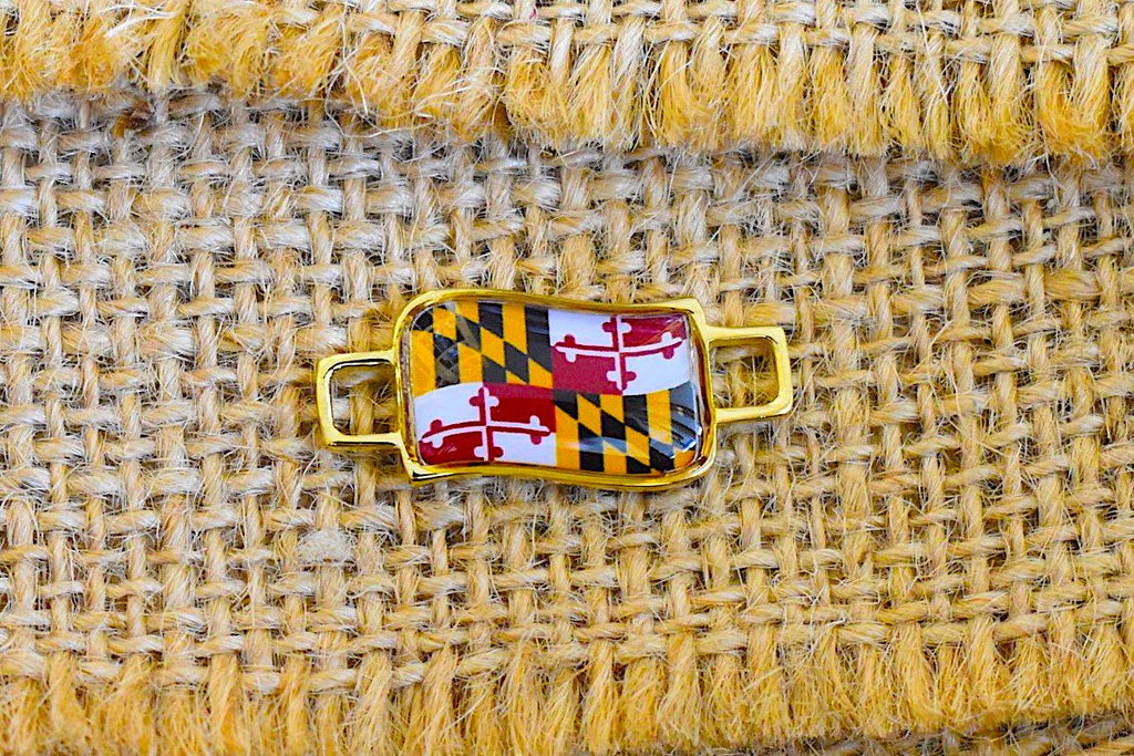 50 States In United State Flag Shoe Lace Keeper Union Worker Charm Work Boots