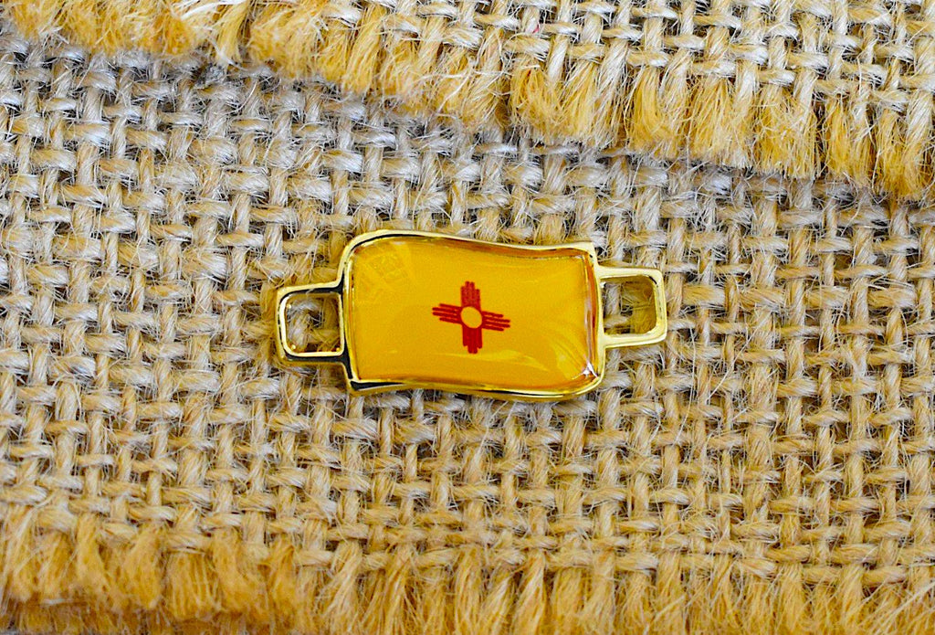 50 States In United State Flag Shoe Lace Keeper Union Worker Charm Work Boots