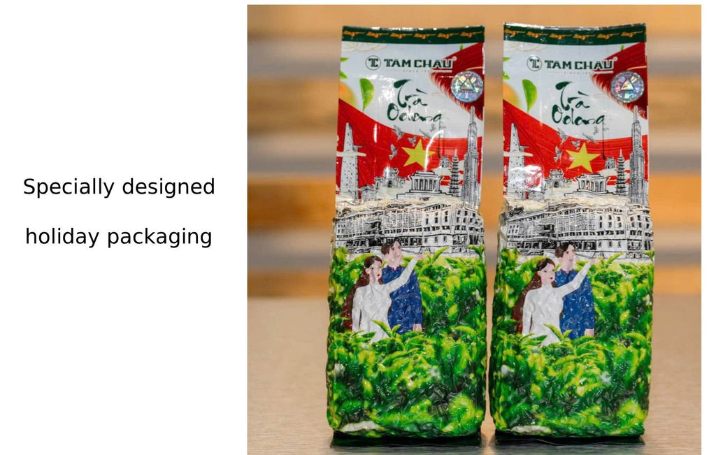Tam Chau Oolong Tea Bag 250g - Vietnamese Speical Tea Tâm Châu Trà Oolong