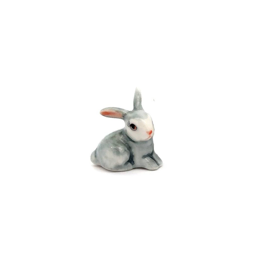 Adorable Mini Ceramic Animal Figurine – Porcelain Miniature Collectible Decor
