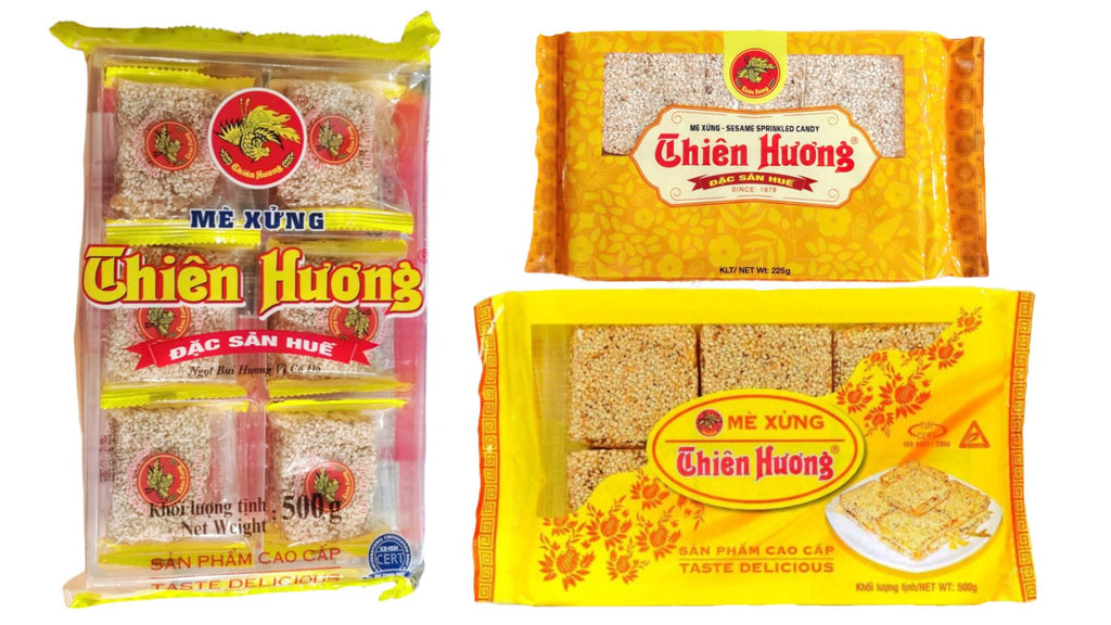 Thien Huong- Sesame Candy/Crispy Sesame - Vietnamese Traditional Flavor 500g/225g/220g