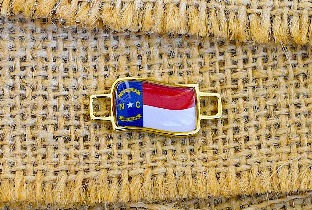 50 States In United State Flag Shoe Lace Keeper Union Worker Charm Work Boots