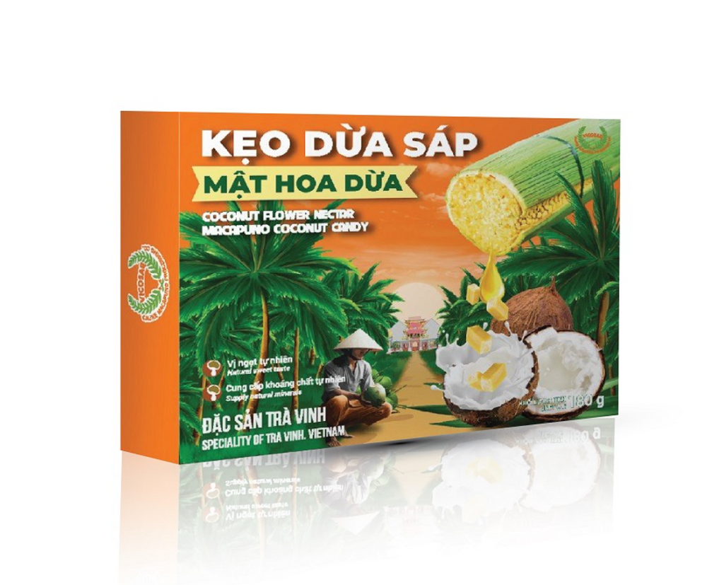 Coconut Flower Nectar Macapuno Coconut Candy Box 180g Sugar-Free